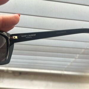 Saint Laurent cat eye acetate sunglasses